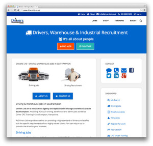 Drivers Ltd website design